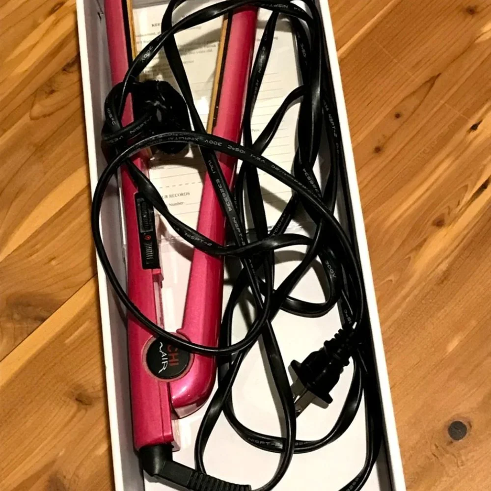 Ulta Beauty Pink Titanium Flat Iron Hair Straightener